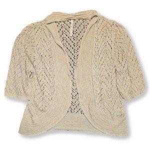 5/$25 Crop Crochet Lightweight Cardigan